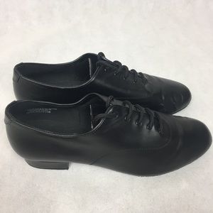 Capezio Mens SD103 Social Dance Shoe Size 10 Black